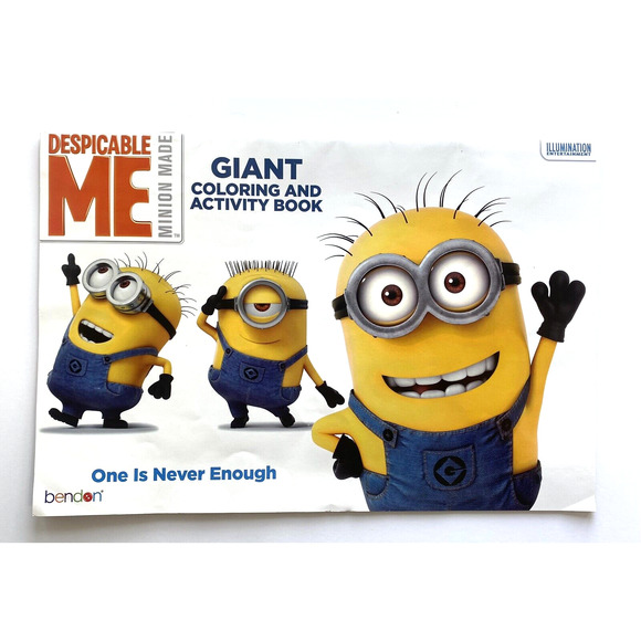 Lot 4 Giant Coloring Books Little Pony’s, Minions, Ninja Turtles 16x11” Unused - Picture 4 of 12